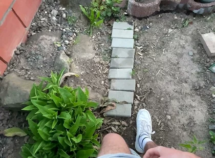 Risky! I Play on the Street with My Dick