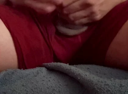 Latino Guy Relaxing and Teasing His Bulge