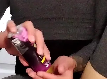 Transgender Alex Fucks Her Dildo