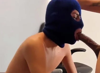 Submissive Colombian Twink Deepthroats Neighbor's Thick Cock