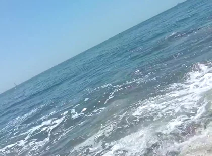 On the Beach on a Sunday