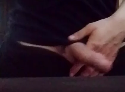 I Jerk off My Rather Large Dick
