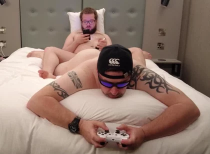 Playing Games While He Cums on Me