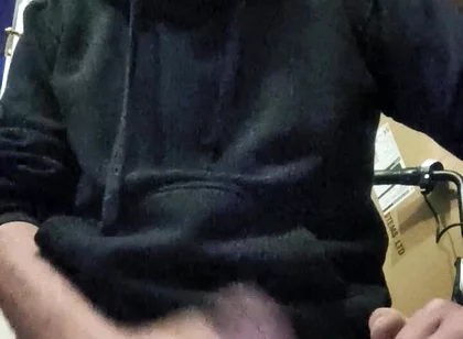 Wanking My Big Hard Dick and Smoking While Edging