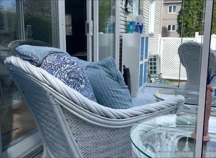 Hunk Stepdaddy Bear Naked Sunbathing in the Veranda 3