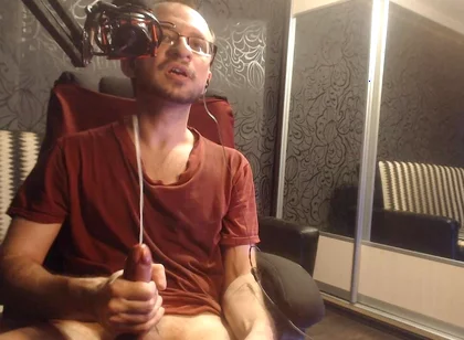 Huge Massive Cumshot and Very Horny Face