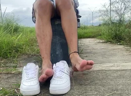 My Feet Are Your Religion. Pray with Your Mouth.