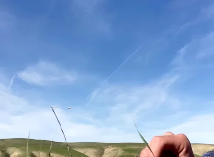 Cowboy Jacks off in a Farm Field