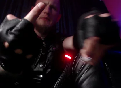Alpha in Leather - Smoking Domination