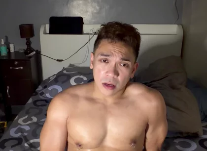 Hot Filipino Twink Jerks off in Steamy Shower