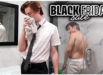Skylar Finchh And Archie Paige - Missionary Boy Catches His Elder Sniffing His Boxers While Stroking His Cock