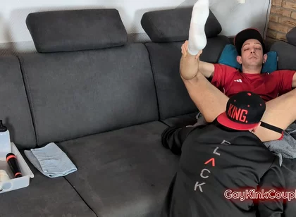 Stuffing His Ass with Several Tools