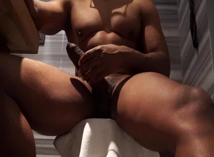 Big Cock Wanking From My Hotel Room
