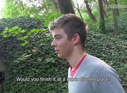 Twinkpop - Amateur Twink Deepthroats Big Cock POV Uncut Cock