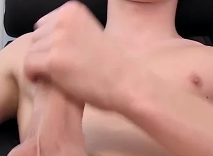 Shy teen twink Rustie Port has an amazing cock