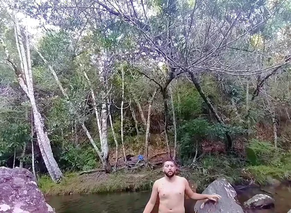 I Went to the Waterfall and Showed off Before Someone Came and Caught Me.