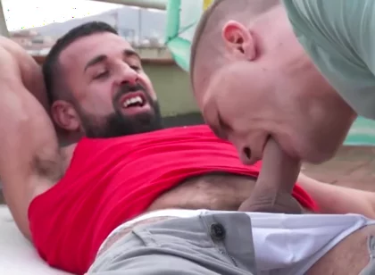 This Painfully Rooftop Anal Session Went So Filthy!
