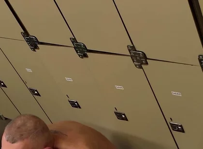 Stepdaddy Caught Fucking a Jock in the Locker Room