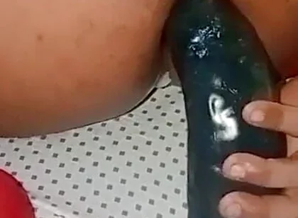 I Simply Love Feeling That Enormous Dildo Going in and Out of My Ass!