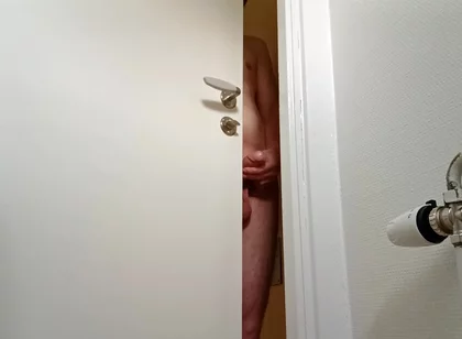 Hiding Behind Door