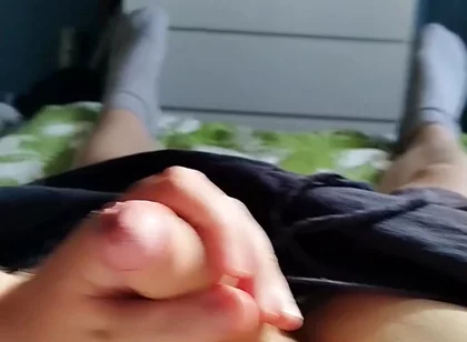 Close up Short Stroking From Hubby