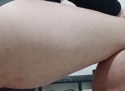 Showing My Fat Ass in Shorts