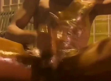 Oily Black King Dick