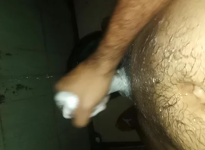 Man in the Shower Licks His Shoulder and Suddenly Feels Like Masturbating