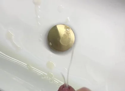 Here Is My Cumshot From Last Night. Who Is Going to Lick It up First?