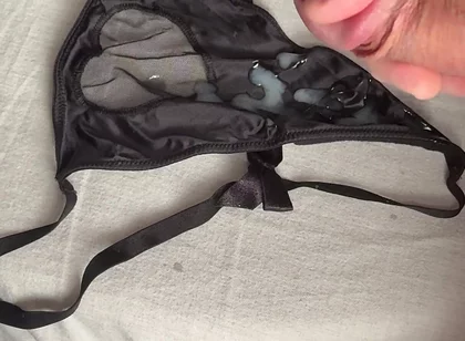 Cum on Wife’s Panties 10
