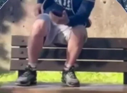 Amateur Boy Lost a Bet and Had to Expose and Touch His Cock in a Park