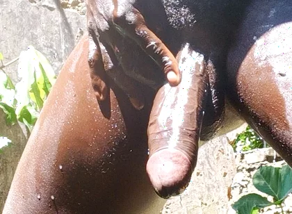 Teenfidelity Sexy Black Man Masturbating with High Intensity to Cum