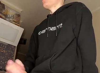 Hot Young Guy’s Cum Play