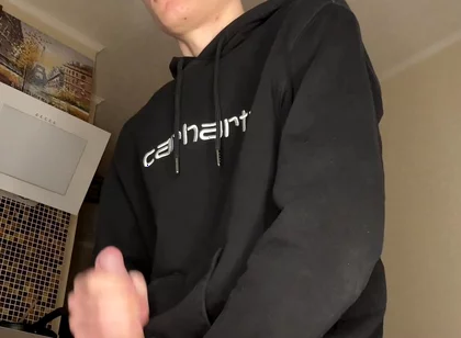 Hot Young Guy’s Cum Play