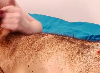 Masked Daddy Rides Bear Till He Shoots