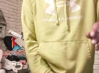 Smoking and Playing with My Big Dick