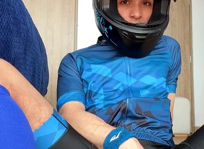 Suit Bike and Cum