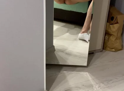 Jerk off in Front of the Mirror