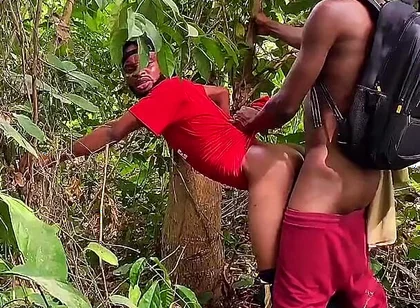 Two Class Mate Fucking in a Bush