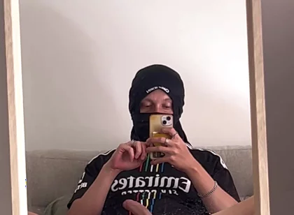 Horny Soccer Bro Shows His Big Cock and Feet with Pre Cum Leaking