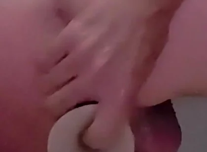 Anal Dildo. Jerking off My Big Cock