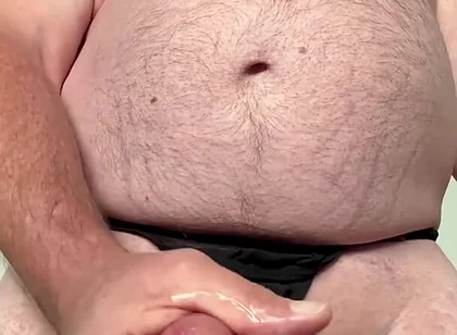 A Really Nice Cumshot While Standing and Jerking