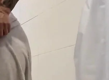 Playing with Nipple Suckers Wearing a Wrestling Singlet for the Gym Ortizjona / Jona Ortiz