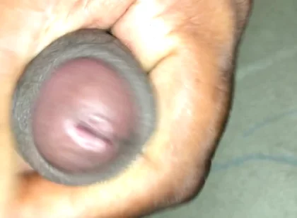 Masturbating