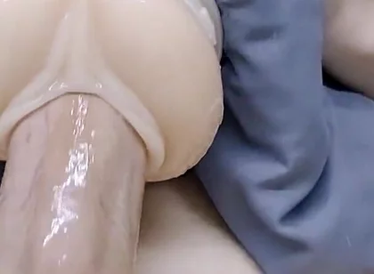 Multiple Positions Sliding My Wet Big Dick in Fleshlight Want Me to Fuck You Like This