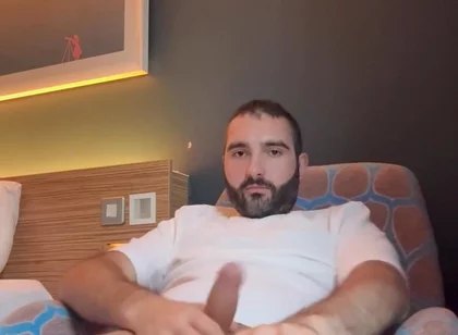 Love Playing with My Dick as Soon as I Check Into a New Hotel!
