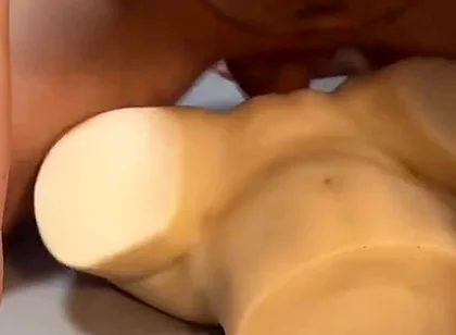 Don't Do This Unless You Want to Be Horny Like Me When Fucking a Realistic Doll Mary Who Has a Super Tight Pussy Until Huge Cum