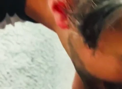 Afroblackxxx Gives Merciless Oral to Deepthroatxxxxl