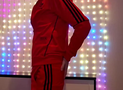 Red Adidas Tracksuit
