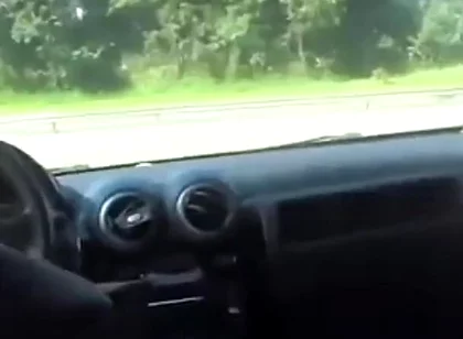 Jerking off in the Car